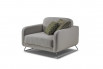 Comfortable armchair with throw cushions