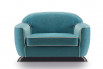 Retro style snuggle armchair 145 cm wide and 100 cm deep