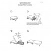 How to open the footstool bed