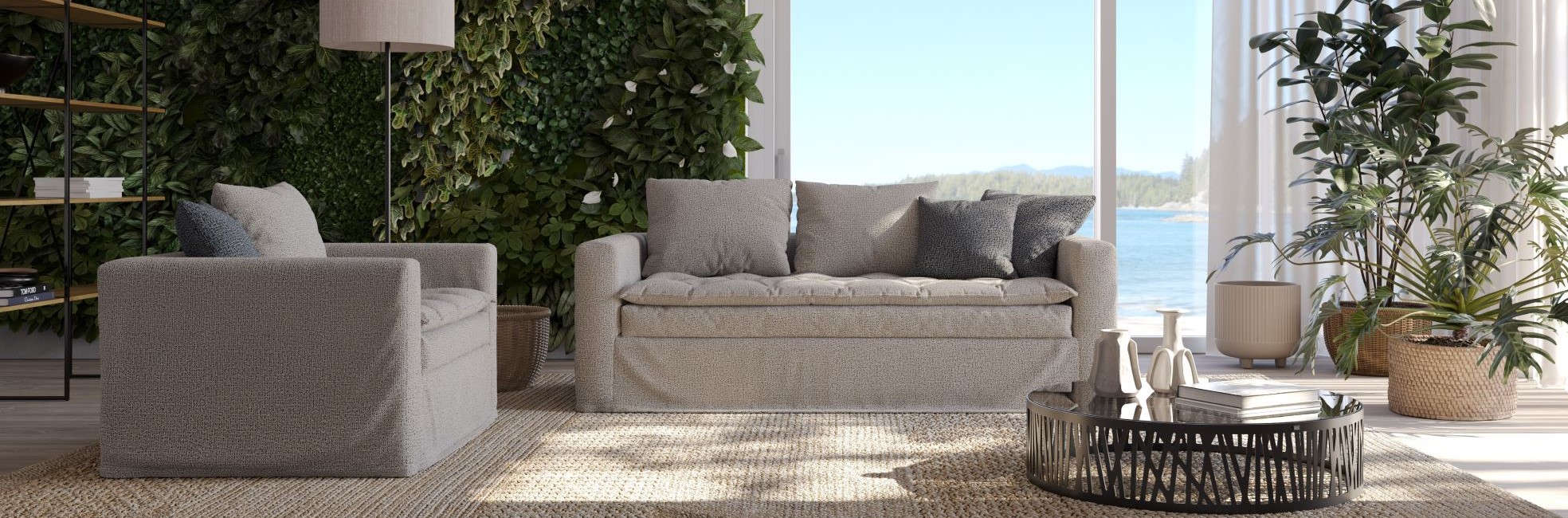 Designer space-saving sofa bed Scott